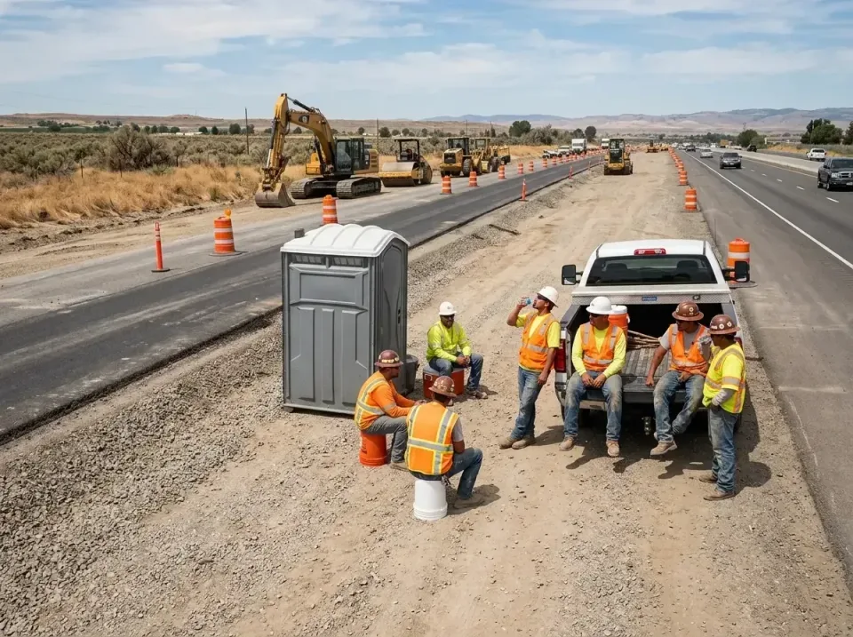 highway-road-construction-crew-007 — frequently asked questions, Porta Potty and Restroom Rentals in Dublin, CA
